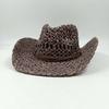 Hats Cowgirl Hats American Western Cowboy Hat Summer Straw Hat Breathable Fashion Trend Sun Shield Hat Panama Jazz Cap