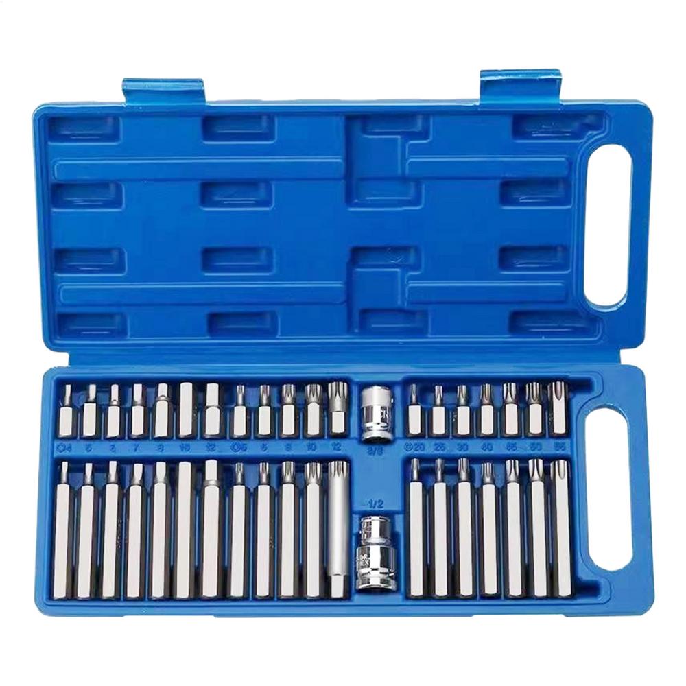 

Socket Wrench Set Steel Heavy Duty Hand Tools 40-Piece 3/8 1/2inch Drive Socket Set For Car Truck Motorcycle Vehicle Appliance