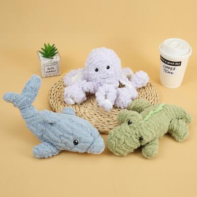 Peluche per cani a forma di animali, resistente ai morsi, giocattoli cigolanti, giocattoli in pile per cani piccoli e grandi, cuccioli, animali domestici, accessori per l'addestramento