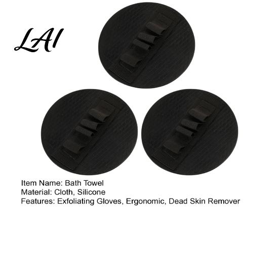 Gentle Exfoliation Tool for Skin Exfoliating Gloves with Wrist Strap Quick-Dry Bath Exfoliator Smooth Soft Body Scrubber Care Arms And Legs