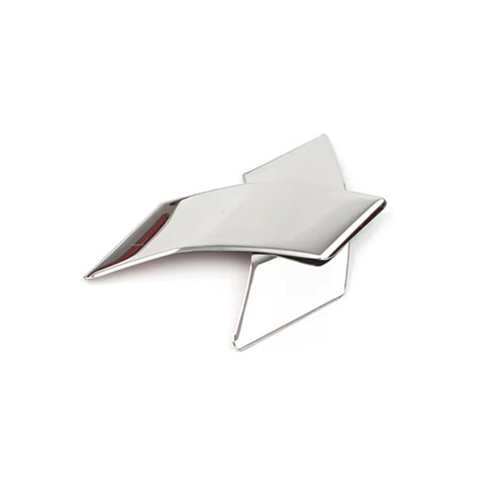 2Pcs Chrome Front Door Side Window A Pillar Cover Trim For Toyota RAV4 2019-2024