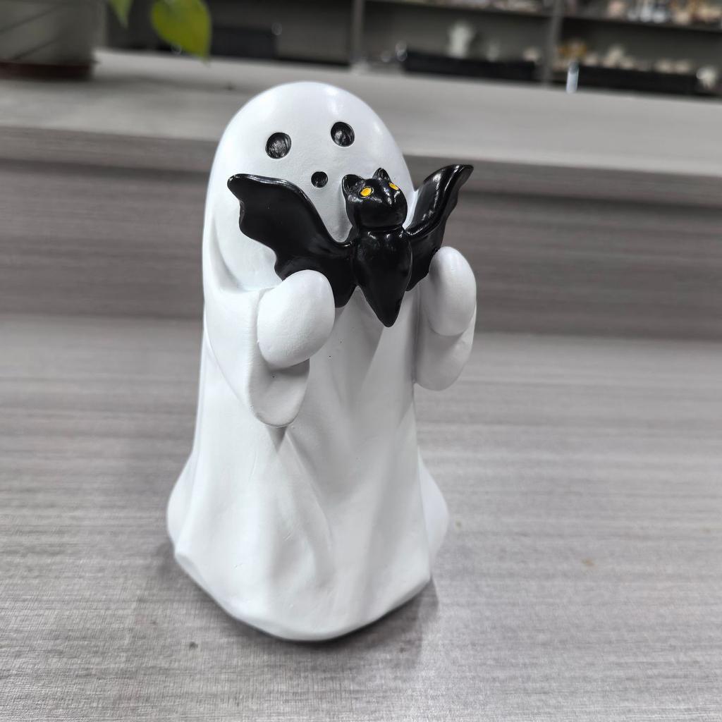 Middle Finger Cute Ghost Halloween Middle Finger Ghost Resin Craft Ornament
