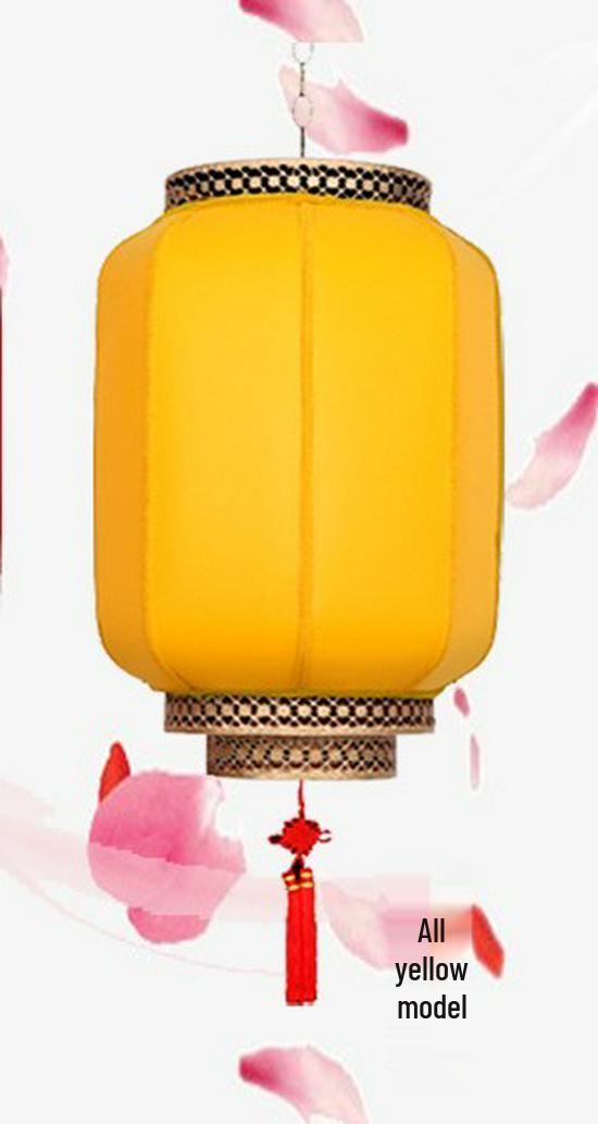 Waterproof Pink Chinese-Style Antique Lantern for Outdoor Restaurants and Hotels