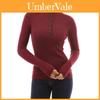 Top casual a collo alto a maniche lunghe da donna, maglione in maglia, T-shirt con bottoni, camicetta, in tessuti di alta qualità per il comfort di tutto il giorno