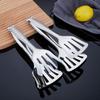 Stainless Steel Food Tongs Barbecue Tongs Meat Salad Steak Food Serving Clip Tweezers Long Bbq Cooking Tongs Kitchen Utensils