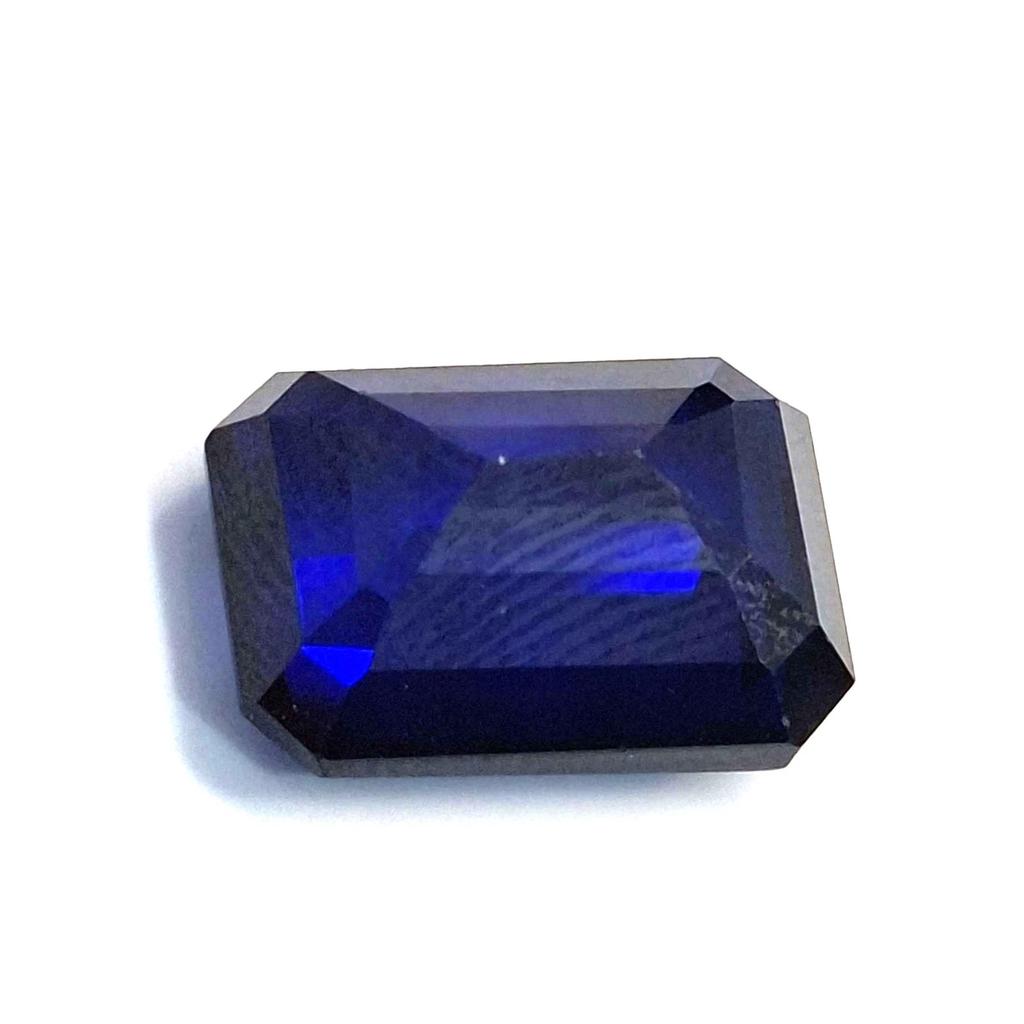 11-13 Ct Natural Blue Sapphire Emerald Cut Stunning Certified Loose Gemstone