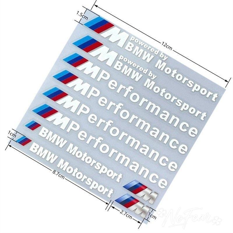 Fashion Motorcycle Helmet Body Reflective Decal Decoration Sticker For BMW E36 E46 E53 E90 E60 E61 E93 E87 X1 X3 X5 F30 F20 G30