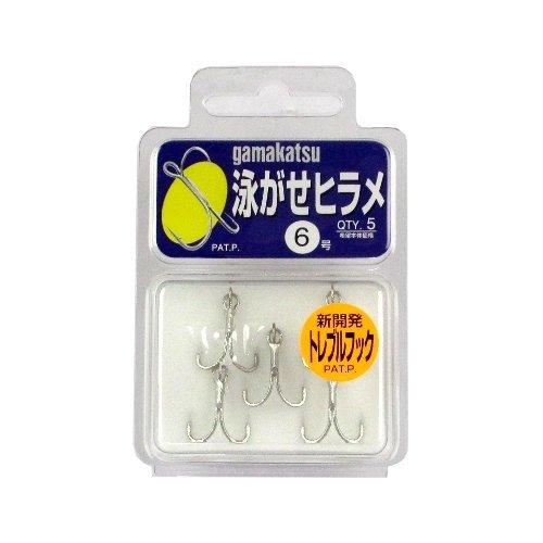 Gamakatsu Triple Hook Swim Flounder Нет. 6 5 Штук Белый No. 6