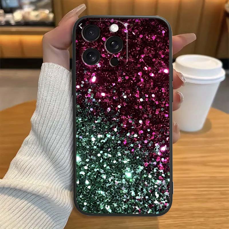 

Shining creative patterns For Apple iPhone 17 16 16E 15 14 13 12 11 Pro Max Plus Black Soft Silicone Phone Case iPhone 12