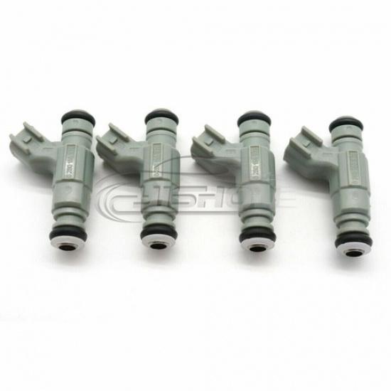 0280155976 Set of 4 Fuel Injectors for 2001-2003 Chrysler PT Cruiser 2.4L L4 Gas