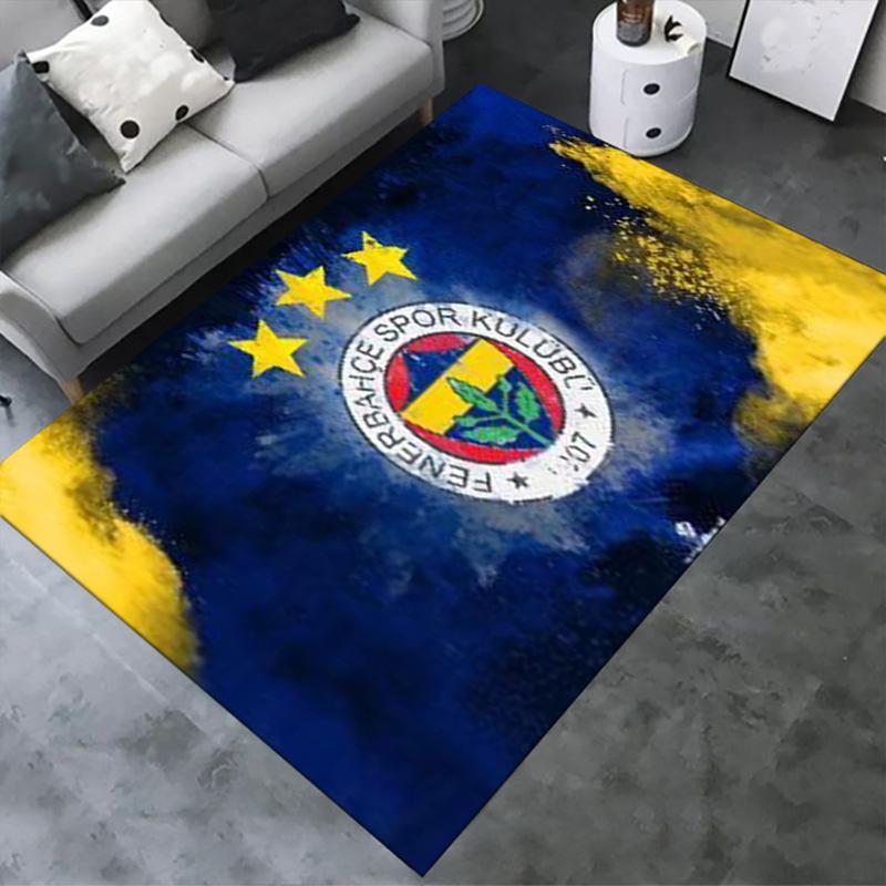 Fenerbahce sk Carpet Rug for Living Room Bedroom Home Sofa Decoration,Kids play Non-slip Floor Mat