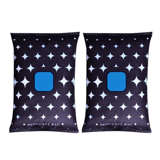 1/2Pcs 200g Reusable Desiccant Pack Color Indicating Silica Gel Desiccant Packet Dehumidification Bag Storage Bins Suitcase Electronics Moisture