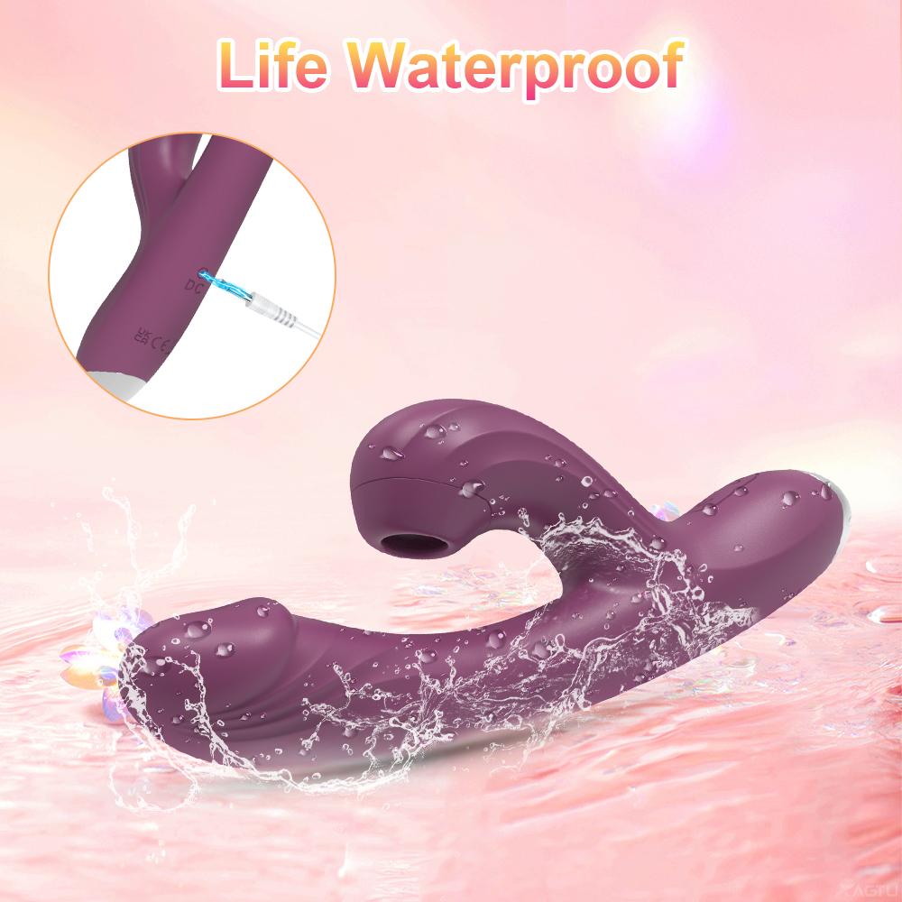 Kvinners G-punkt Vibrator Klitoris Sugekopp Kraftig Klitoris Vakuum Stimulator Silikon Vibrerende Kvinnelig Onani Sexleketøy Par