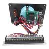 Boat Gauges Panel Digital Display 4 in 1 Fuel Level Water Temperature Voltage Oil Pressure Meter for Yachts Speedboats