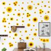 Sonnenblumen-Serie Wandaufkleber Wohnzimmer Schlafzimmer Kinderzimmer Hintergrundwand Tapete Heimdekoration Wandaufkleber