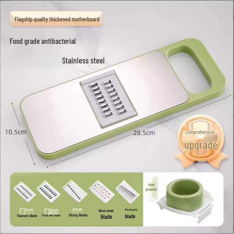 304 Stainless Steel Multifunctional Kitchen Grater & Vegetable Slicer