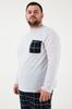 Men's Plus Size Plus Size Pajama Set Cotton Regular Fit Plus Size Pajama Set Men's Pajama Set