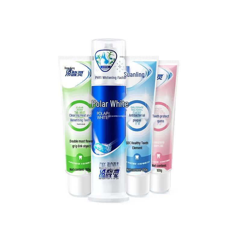 Набор зубных паст Leng Suan Ling Arctic White с мультиэффектом