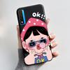 Casing For TCL 20 5G 20L+ 20S 20L Case Aesthetic Cute Cat Astronaut Black Soft Silicone Back Cover For TCL 20 Pro 5G Phone Case