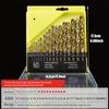 19pcs Drill Bits Plastic Box Packing Twist Cobalt Drill Bit Set For Wood Stainless Steel Cast Iron