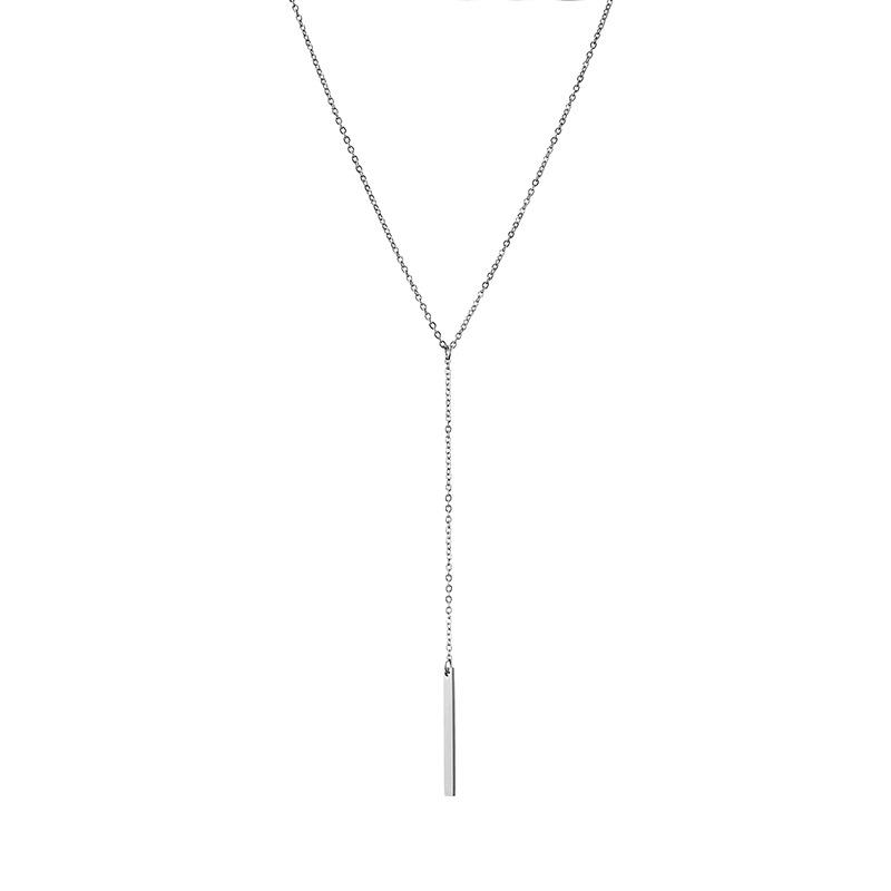 eManco Korean Style Gold-Plated Stainless Steel Necklace for Women