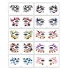 Pumpkin Ghost Skull Halloween Face Tattoo Cartoon Halloween Bat Face Stickers  Enhance Atmosphere