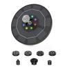 Solar Fountain Pump Energy-saving Plants Watering Kit Colorful Solar Fountain Bird Bath Fountain Outdoor Pool Garden Decoration