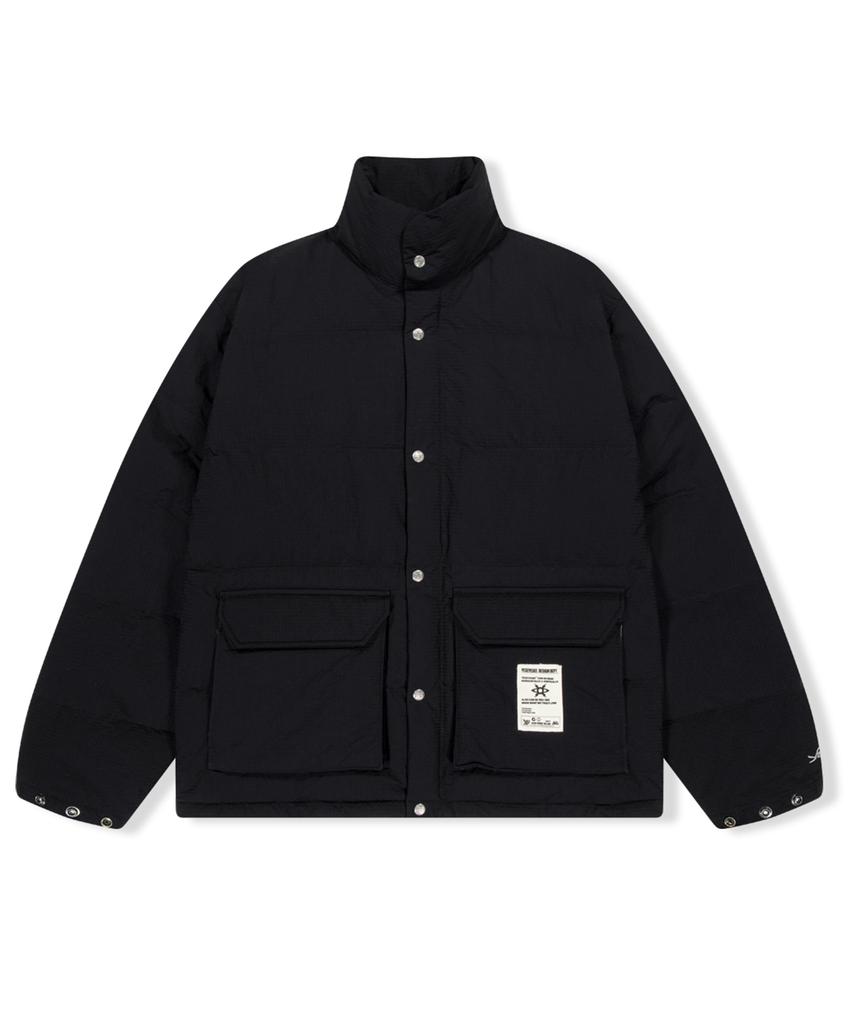 Yeseyesee Rib Down Jacket Black