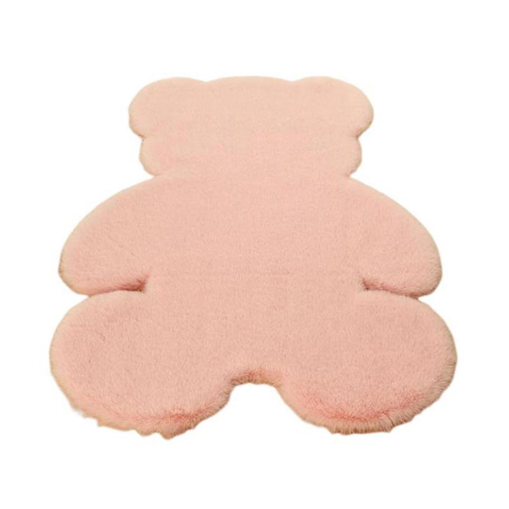 Cartoon Animal Bedroom Carpet Polyester Solid Color Bedside Sofa Area Rug Decorative Bay Window Floor Mat for Accessories