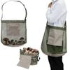 Pilz-Sammeltasche Netz Outdoor Pilz-Jagdbeutel mit Verstellbarem Schultergurt Mehrzweck-Erntetasche