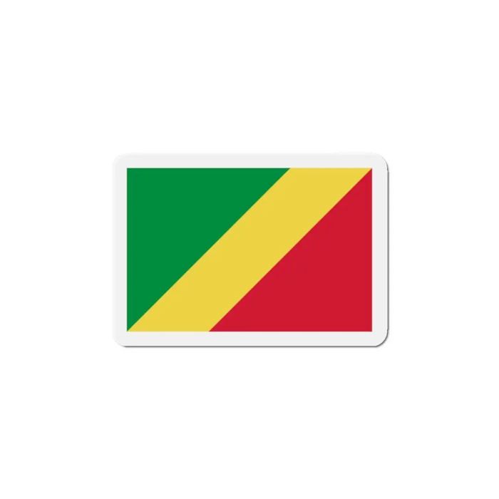 Aimant Drapeau République du Congo - Multicolore - 6 cm - 50 pièces - Résine synthétique - Mixte