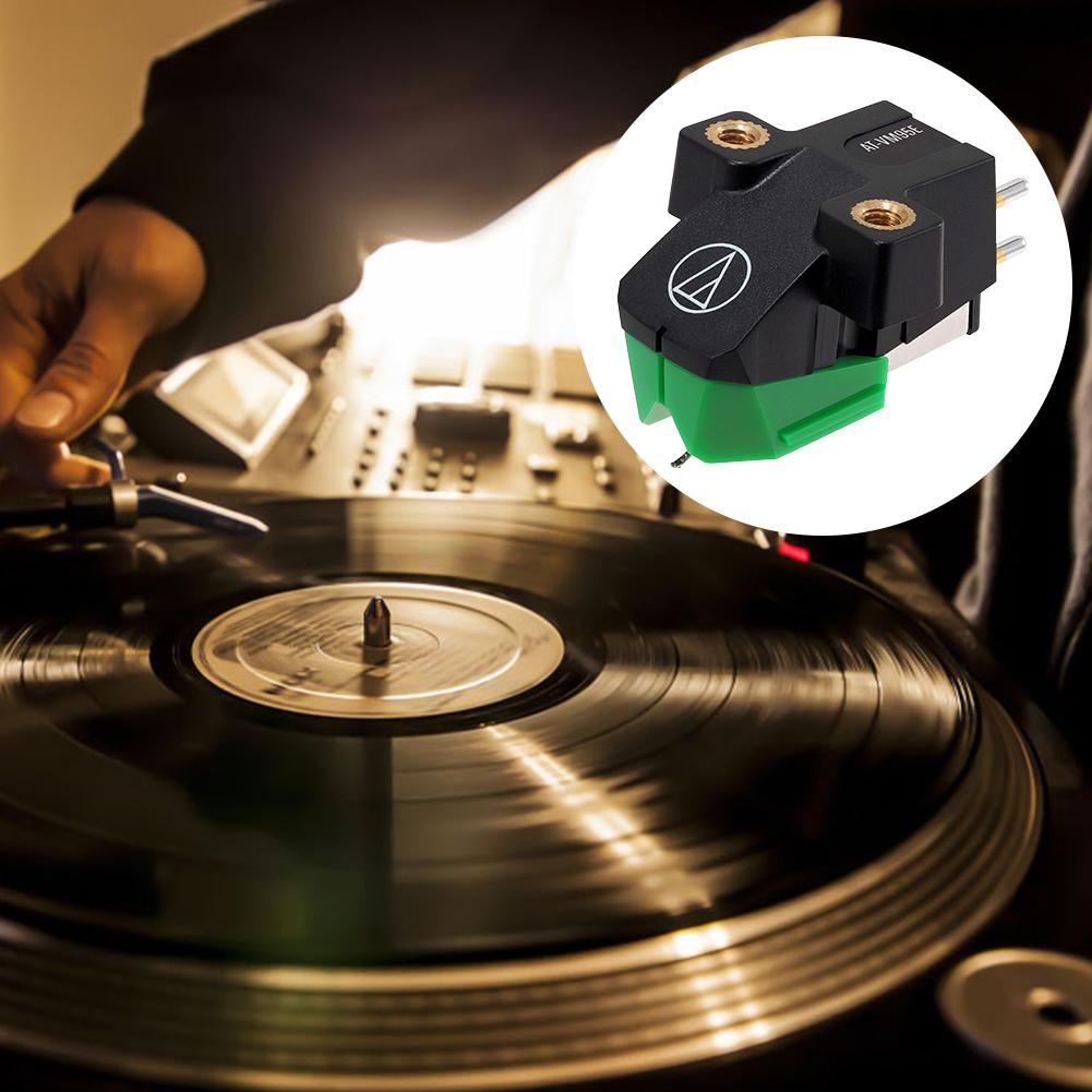 AT-VM95E Dual Action Magnetic Stereo MM Cartridge Sylus Replacement Dedicated VM Stylus for LP Vinyl Record Player Turntable