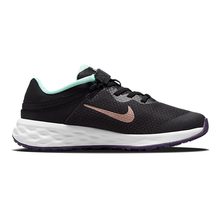 Nike Revolution 6 FlyEase GS 'Black Metallic Red Bronze' DD1113-005