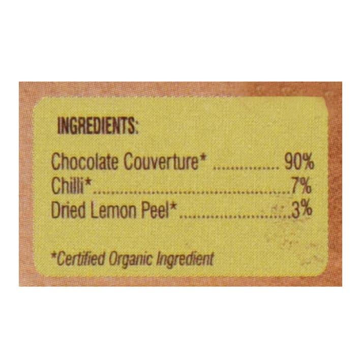 Chocolate from Chile (42.5 G), Chilli Chocolate, Organic Wellness