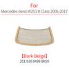 For Mercedes W164 W166 W251 Car Seat Back Panel Leather Backrest Storage Pocket Cover Accessory For Benz ML GL R GLE GLS Class