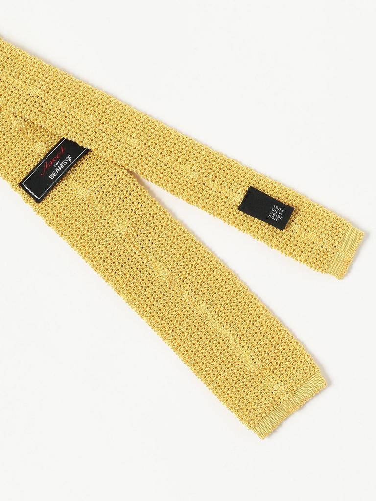 [BEAMS F] ASCOT Knit Tie for Men, YELLOW - 21550001107