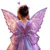 Organza Angel Wings Sparkling Elf Cosplay Wing New Fairy Wings  for Women Girls