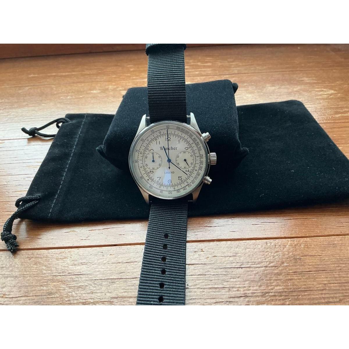 Used Wancher Watch Legend Classic Chronograph Quartz Working Item