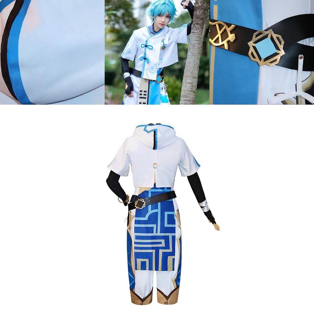 Genshin Impact Chongyun Cosplay Costume Set Perfect For Halloween Comic Con