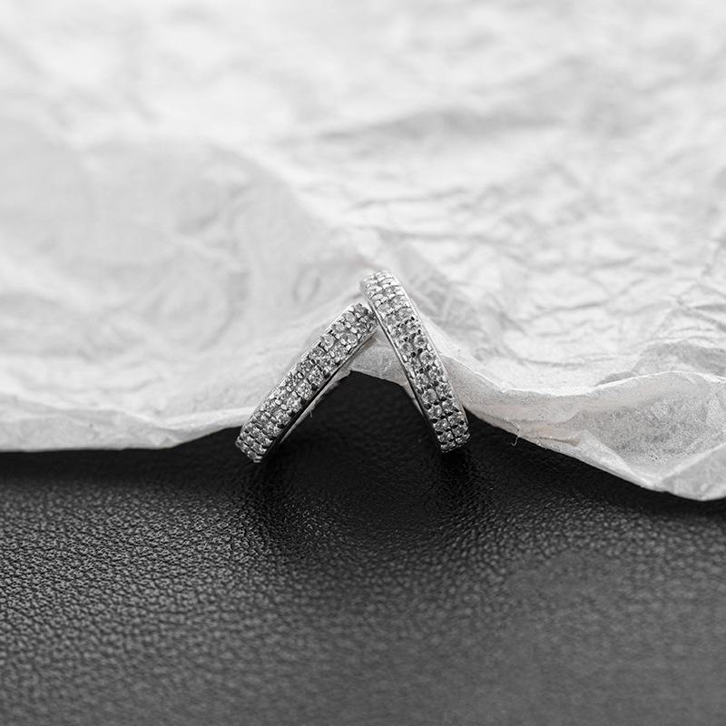 

Серьги-клипсы Banyan Tree S925 Silver Zircon - Элегантные женские серьги без отверстий ES2264 платиновый