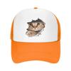 Custom Cute Cat Baseball Cap Women Unisex Personalized Adjustable Trucker Hat Streetwear Snapback Dad Hats