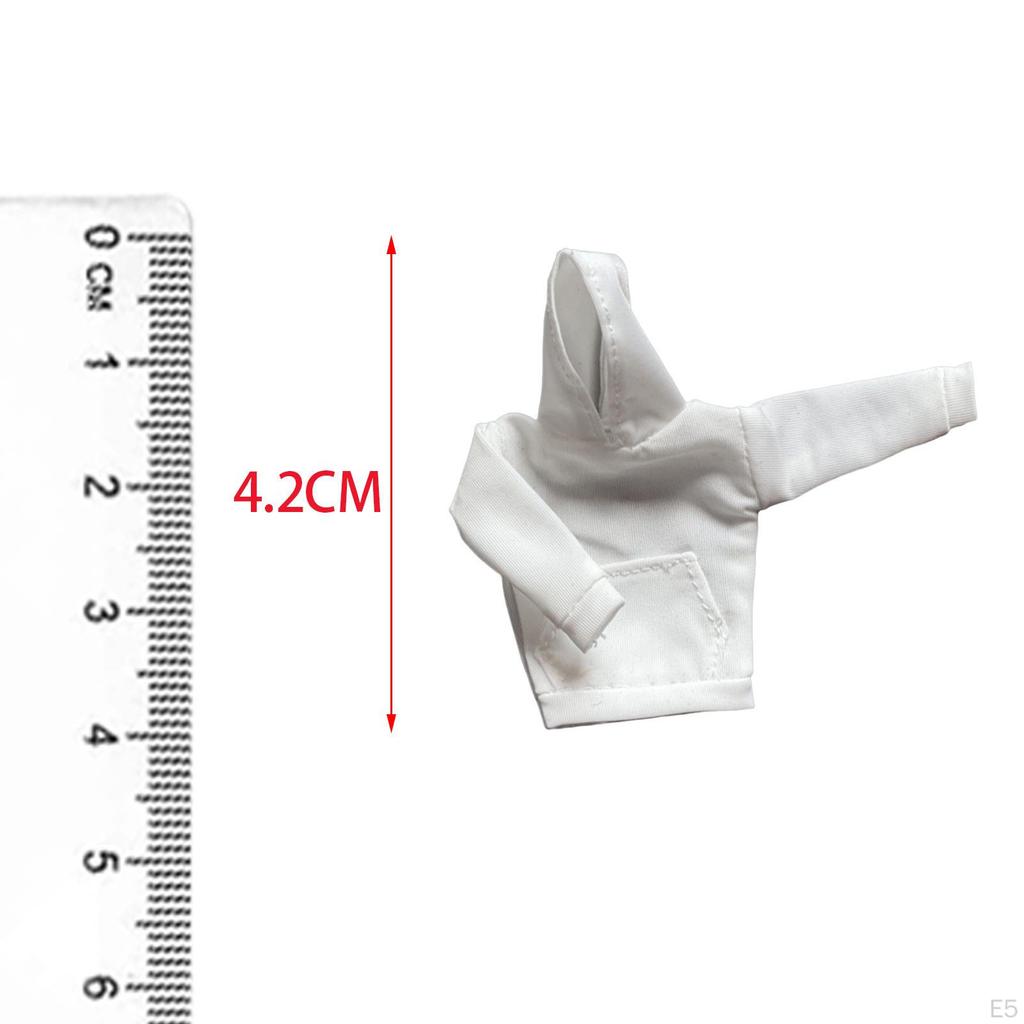 1/12 Female Hoodie Clothing for Doll 6 inch Collectable Action Figure Accessories