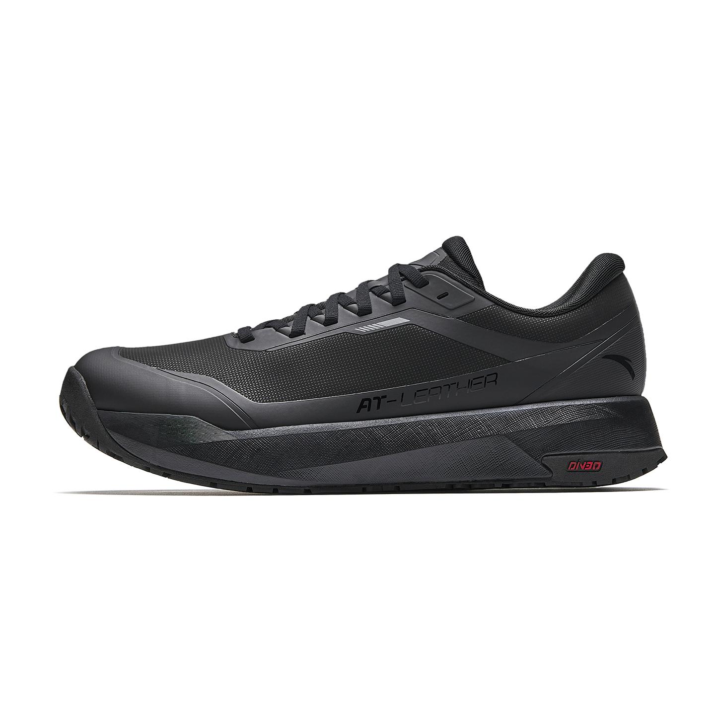 

Anta Wind And Rain Proof Wear resistant And Lightweight Low top Casual City Commuting Running Shoes Men s Basic Black 912615556-9 41