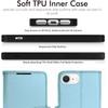 iPhone SE 2022 5G / 2020, iPhone 8/7/6 Leather Wallet Case, Flip Case Cover, Card Holder, Stand, Wrist Strap - PU Leather, Magnetic Closure Case