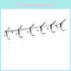 Hooks Wall Coat Mounted Stainless Steel Rack For Bathroom And Kitchen Storage