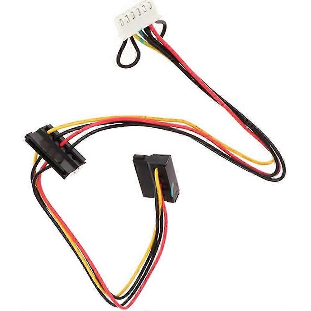 6-Pin auf 2-Port HDD SATA Strombuchsenkabel Stecker für Acer Computer Mainboard Nitro N50-610 Festplatte ATX Netzteil