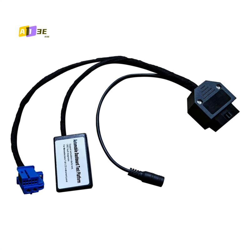 A03E-Automobile Dashboard Test Platform W205 W213 W253 W164 Cable For Mercedes-Benz Full LCD trument Panel