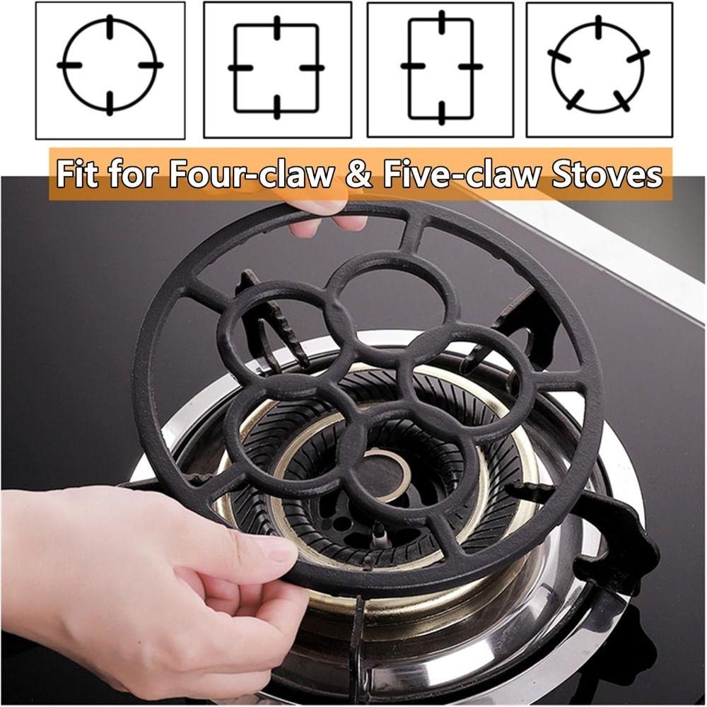 Cast Iron Cookware Stand Universal Gas Stove Pot Support Creative Gift Pot Holder Rack