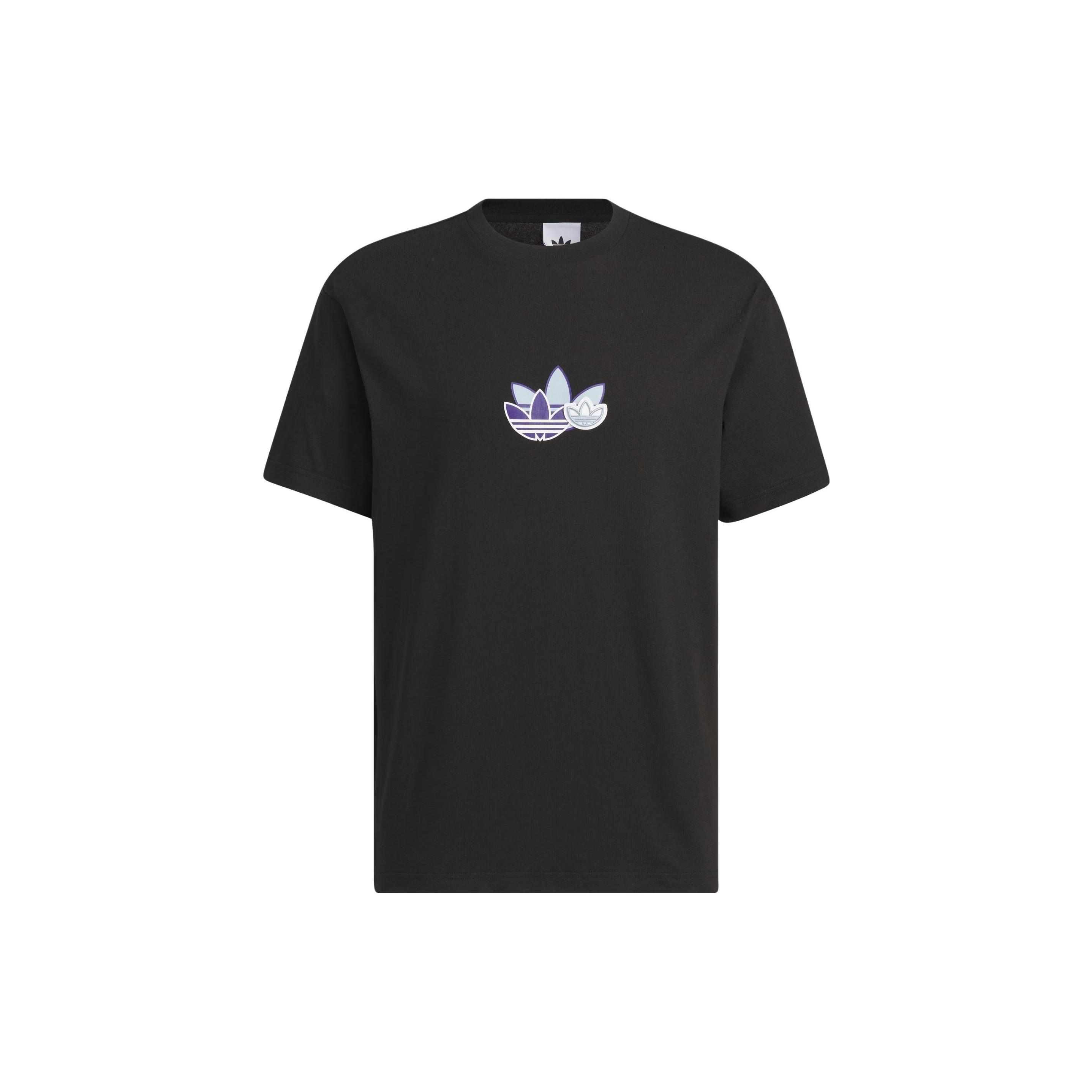 adidas Originals Trefoil Graphic T-Shirts Black Men s IN1042 M
