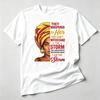 Empowering African Unisex Shirt I Am The Storm Inspirational Graphic Casual Cotton Short Sleeve Harajuku Y2k Top Unisex Summer